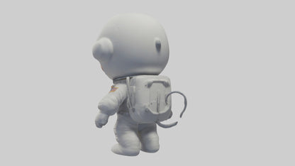 3D model Cartoon Astronaut 1 VR / AR / low-poly