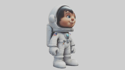 3D model Cartoon Astronaut 1 VR / AR / low-poly