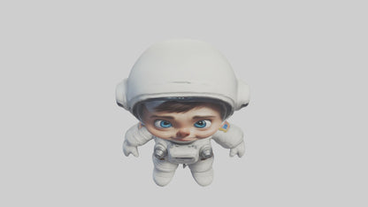 3D model Cartoon Astronaut 1 VR / AR / low-poly