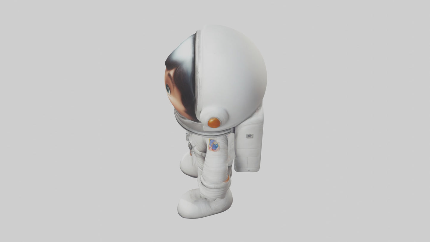 3D model Cartoon Astronaut 1 VR / AR / low-poly