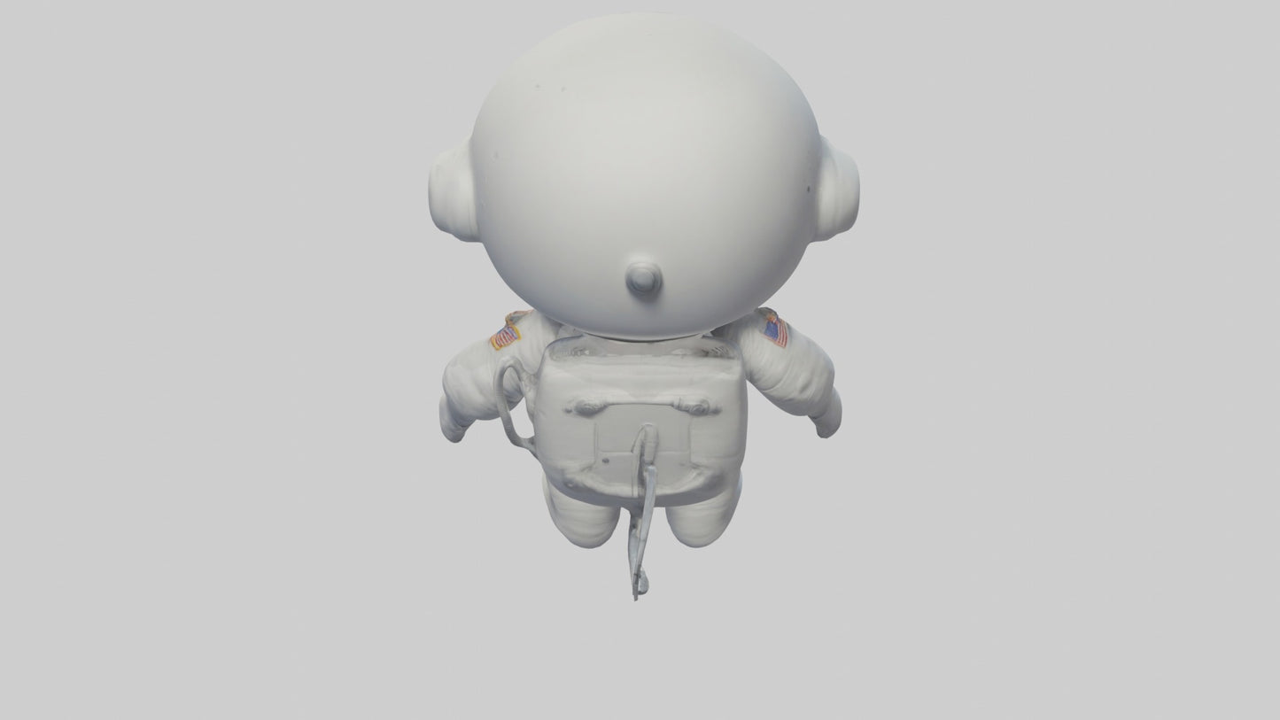 3D model Cartoon Astronaut 1 VR / AR / low-poly