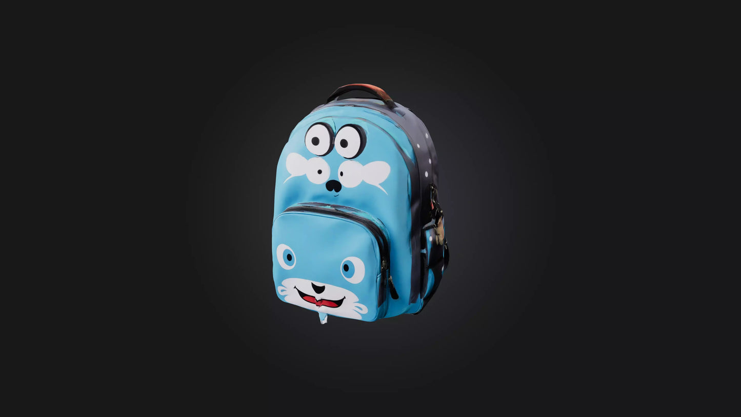 Cartoon Backpack 3D model
