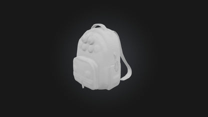 Cartoon Backpack 3D model