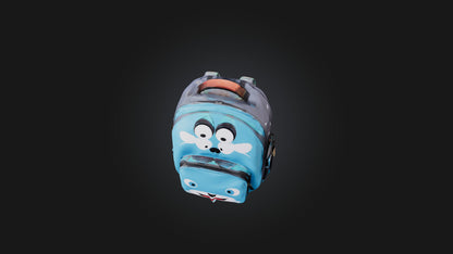 Cartoon Backpack 3D model