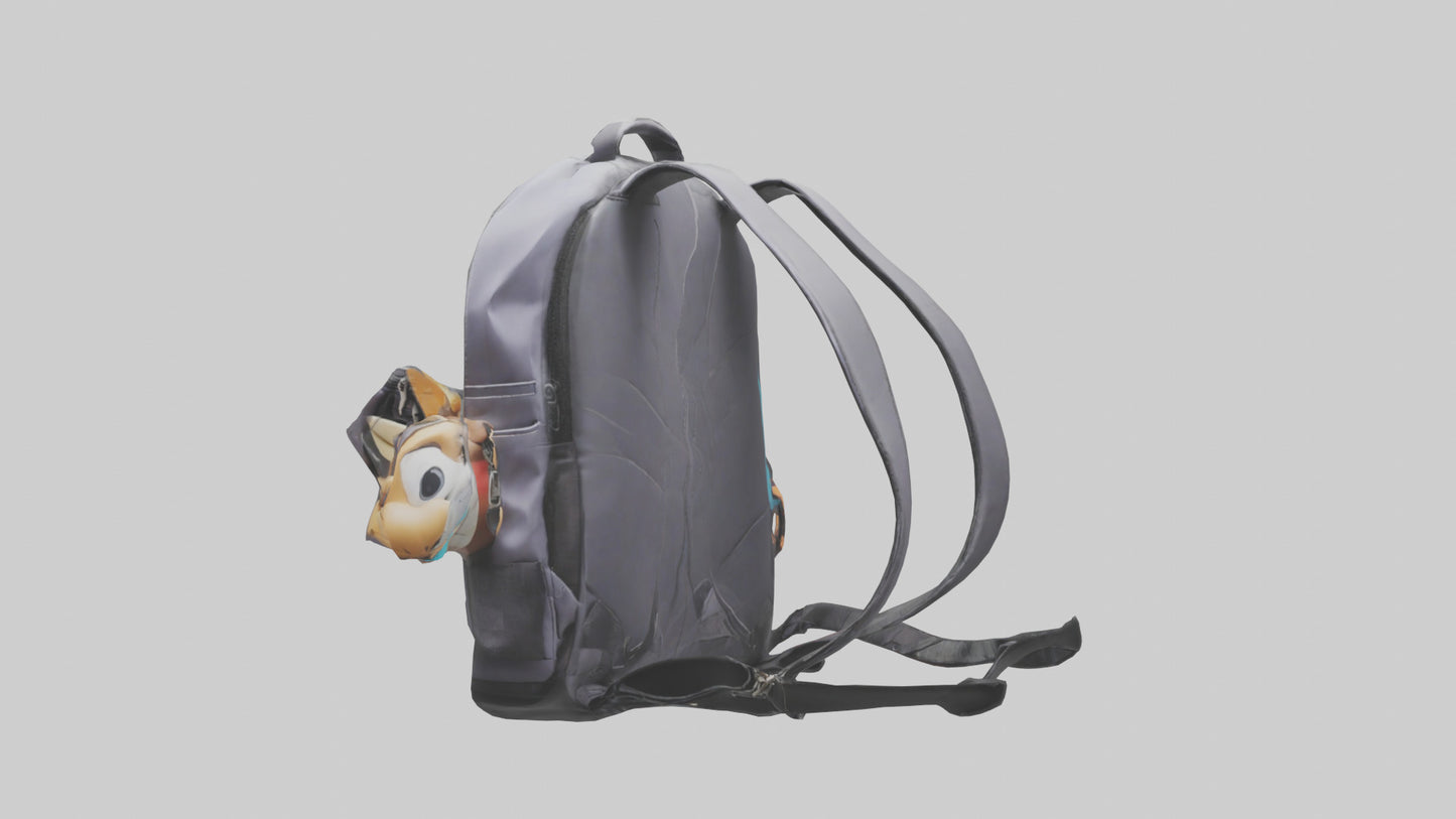Cartoon Backpack model 3D model