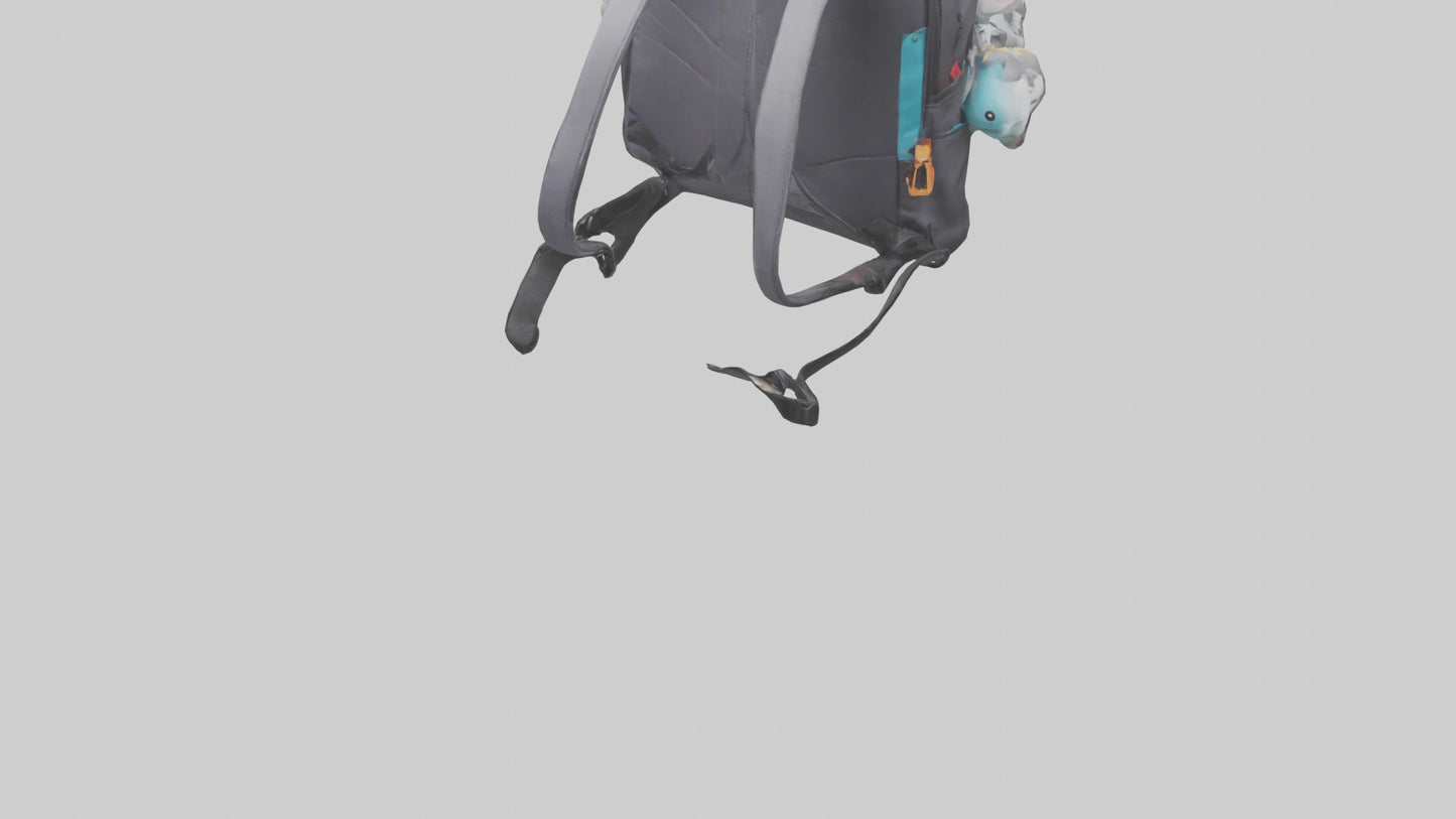 Cartoon Backpack model 3D model
