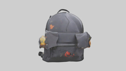 Cartoon Backpack model 3D model