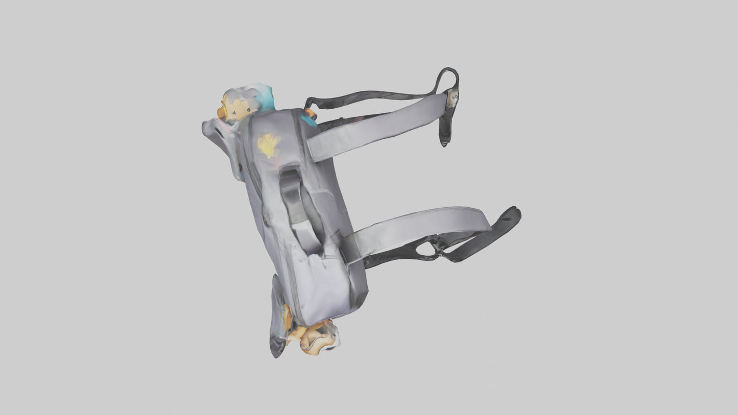 Cartoon Backpack model 3D model