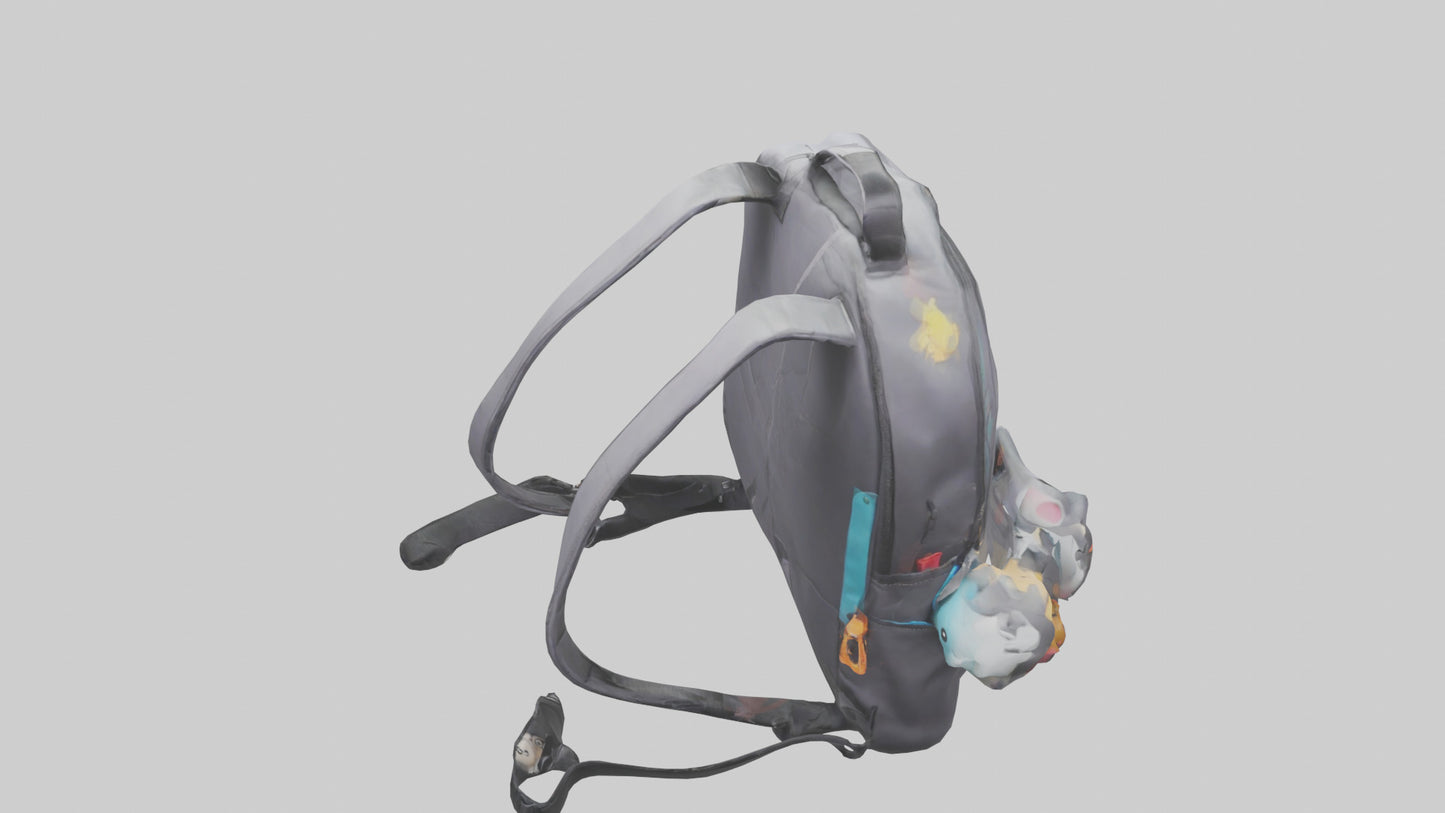 Cartoon Backpack model 3D model