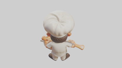 3D model Cartoon Baker 1 VR / AR / low-poly