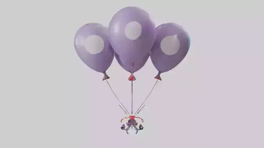 Cartoon Balloon Bouquet model 3D model