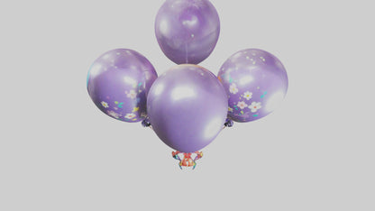 Cartoon Balloon Bouquet model 3D model