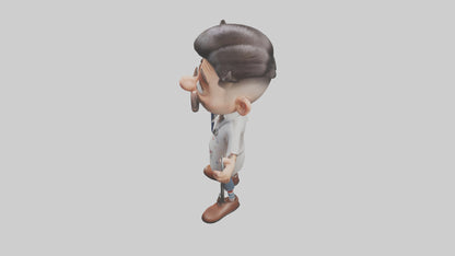 Cartoon Barber model 3D model