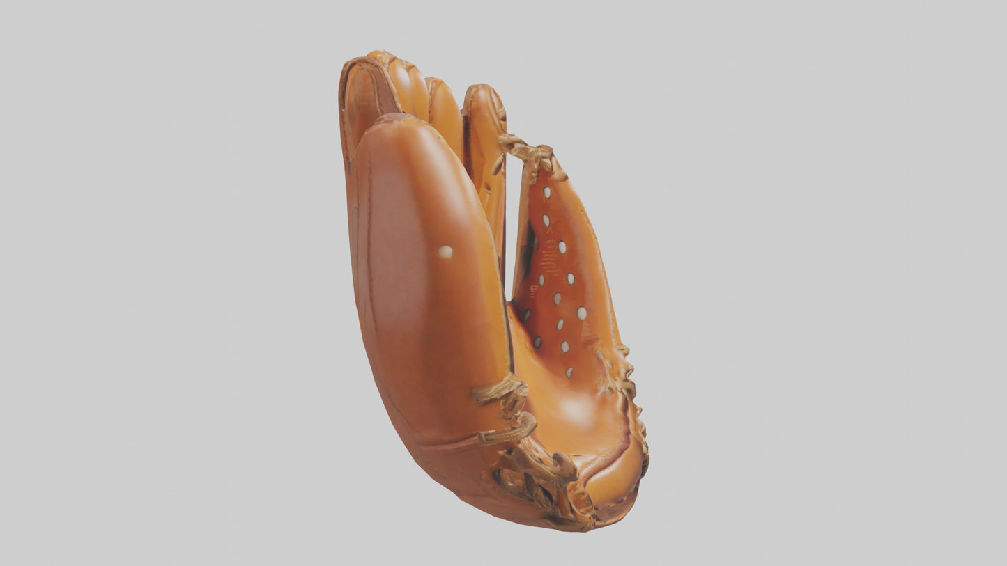 Cartoon Baseball Glove model 3D model