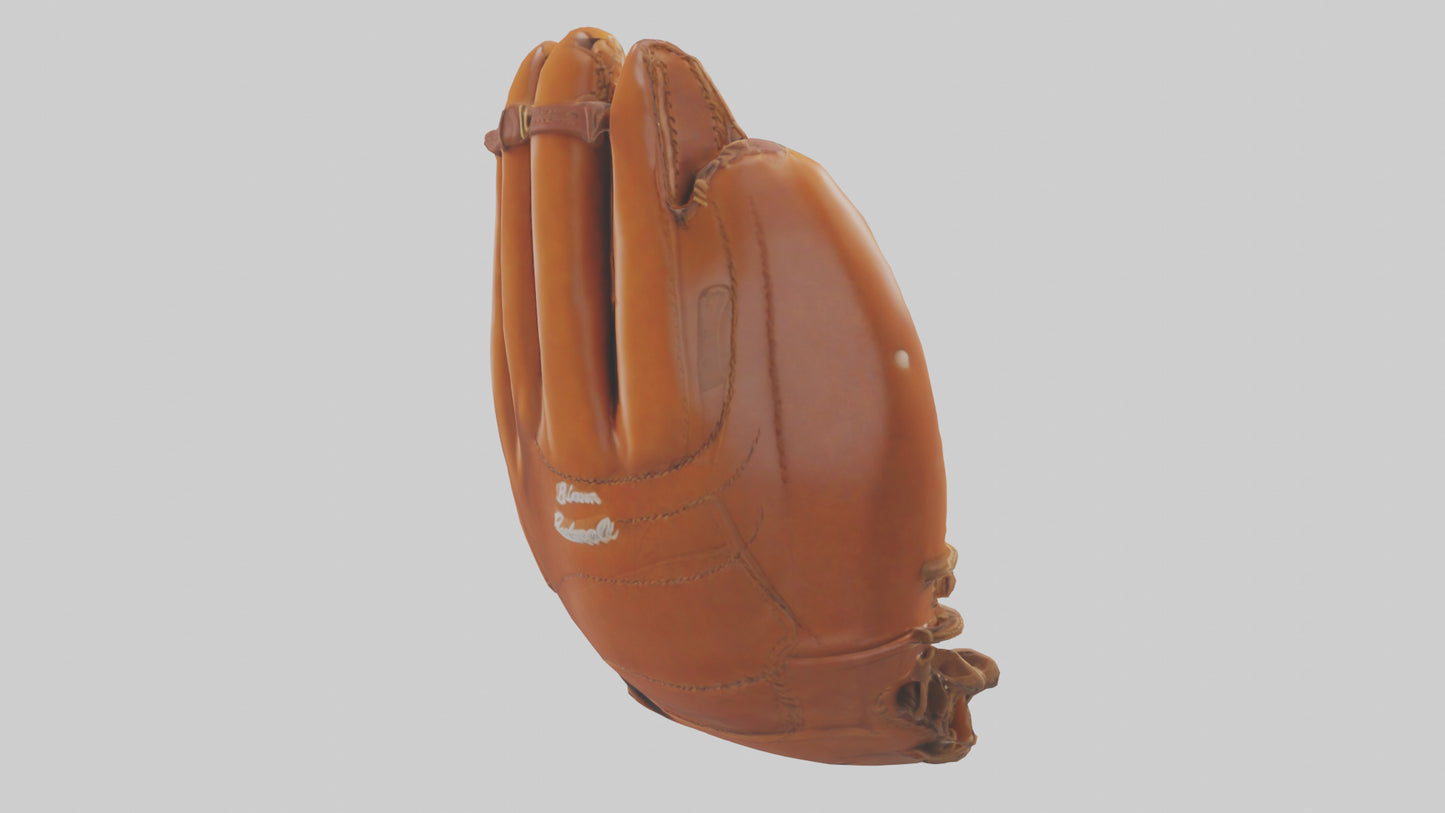 Cartoon Baseball Glove model 3D model