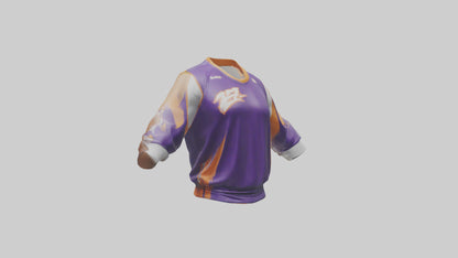 Cartoon Basketball Jersey model 3D model