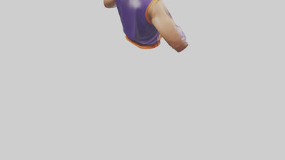 Cartoon Basketball Jersey model 3D model