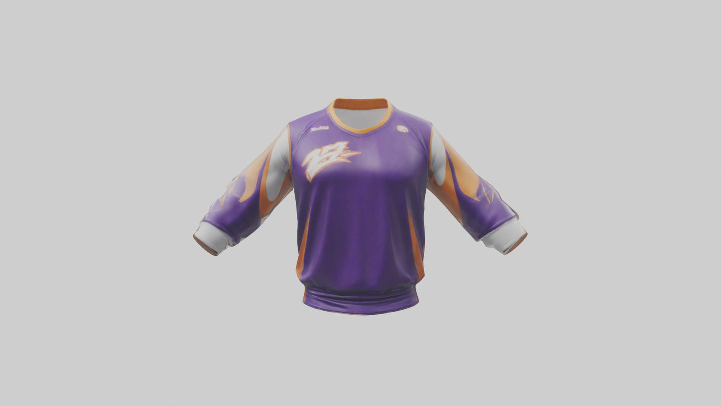 Cartoon Basketball Jersey model 3D model