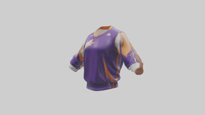 Cartoon Basketball Jersey model 3D model