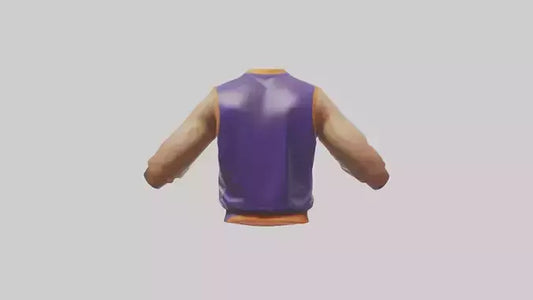 Cartoon Basketball Jersey model 3D model