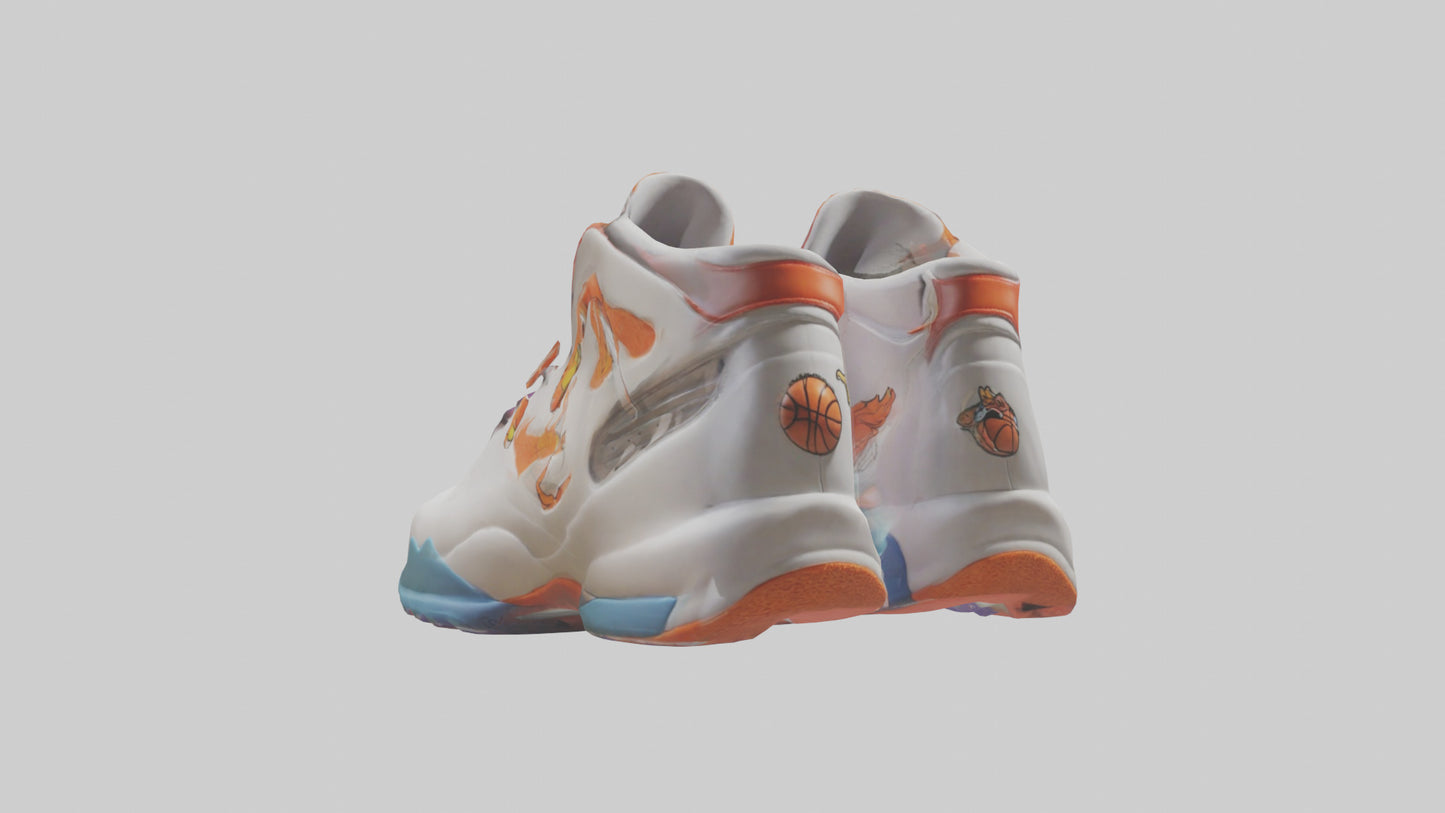 Cartoon Basketball Shoes model 3D model