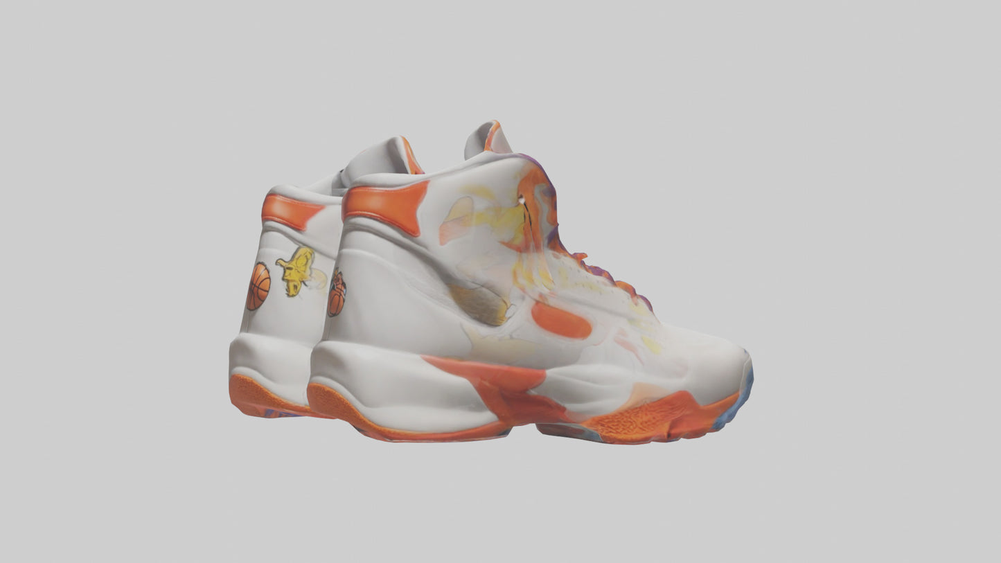 Cartoon Basketball Shoes model 3D model