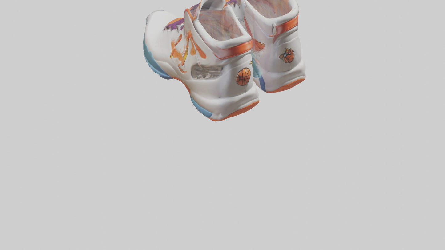 Cartoon Basketball Shoes model 3D model