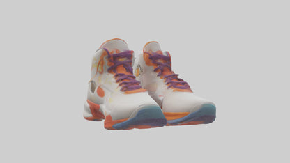 Cartoon Basketball Shoes model 3D model