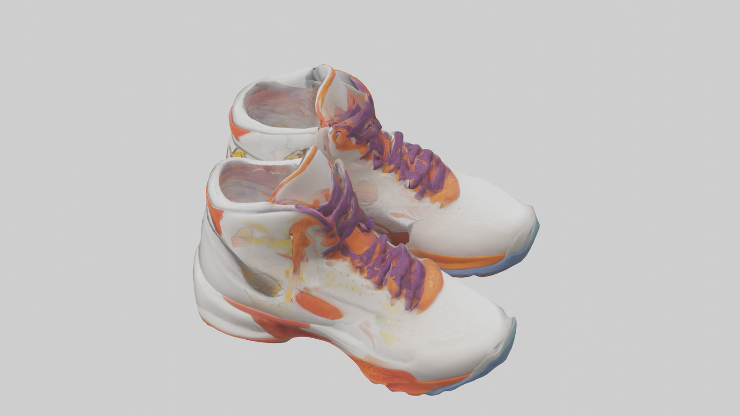 Cartoon Basketball Shoes model 3D model