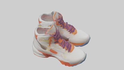 Cartoon Basketball Shoes model 3D model