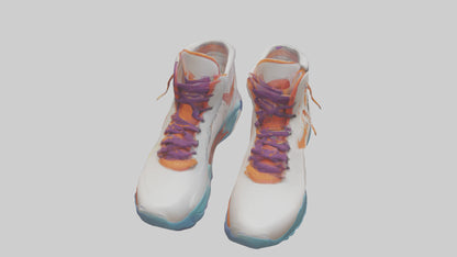 Cartoon Basketball Shoes model 3D model