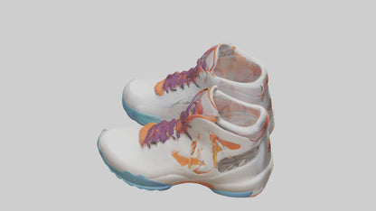 Cartoon Basketball Shoes model 3D model