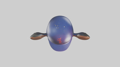 Cartoon Batting Helmet model 3D model