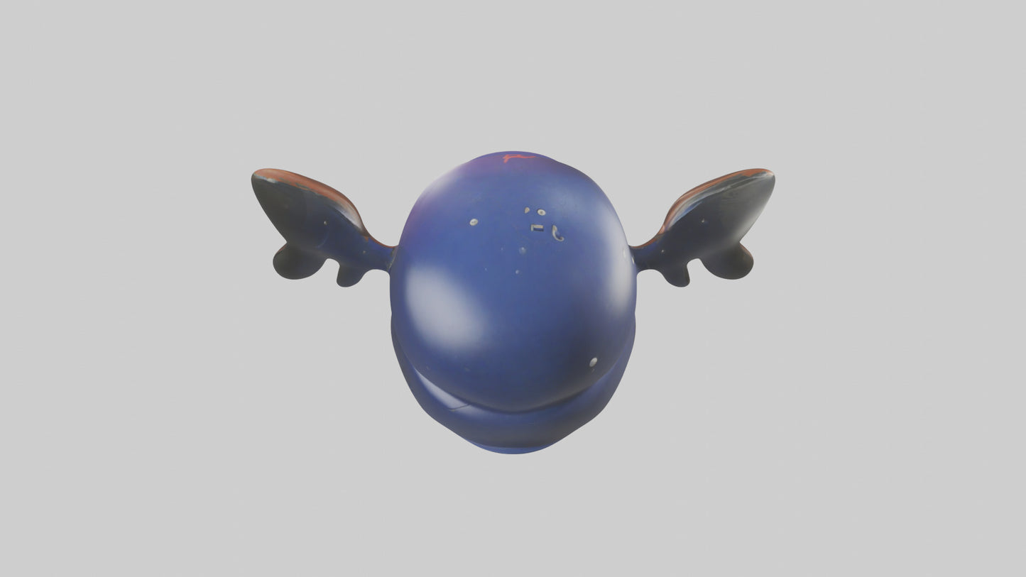 Cartoon Batting Helmet model 3D model