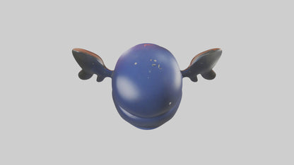 Cartoon Batting Helmet model 3D model