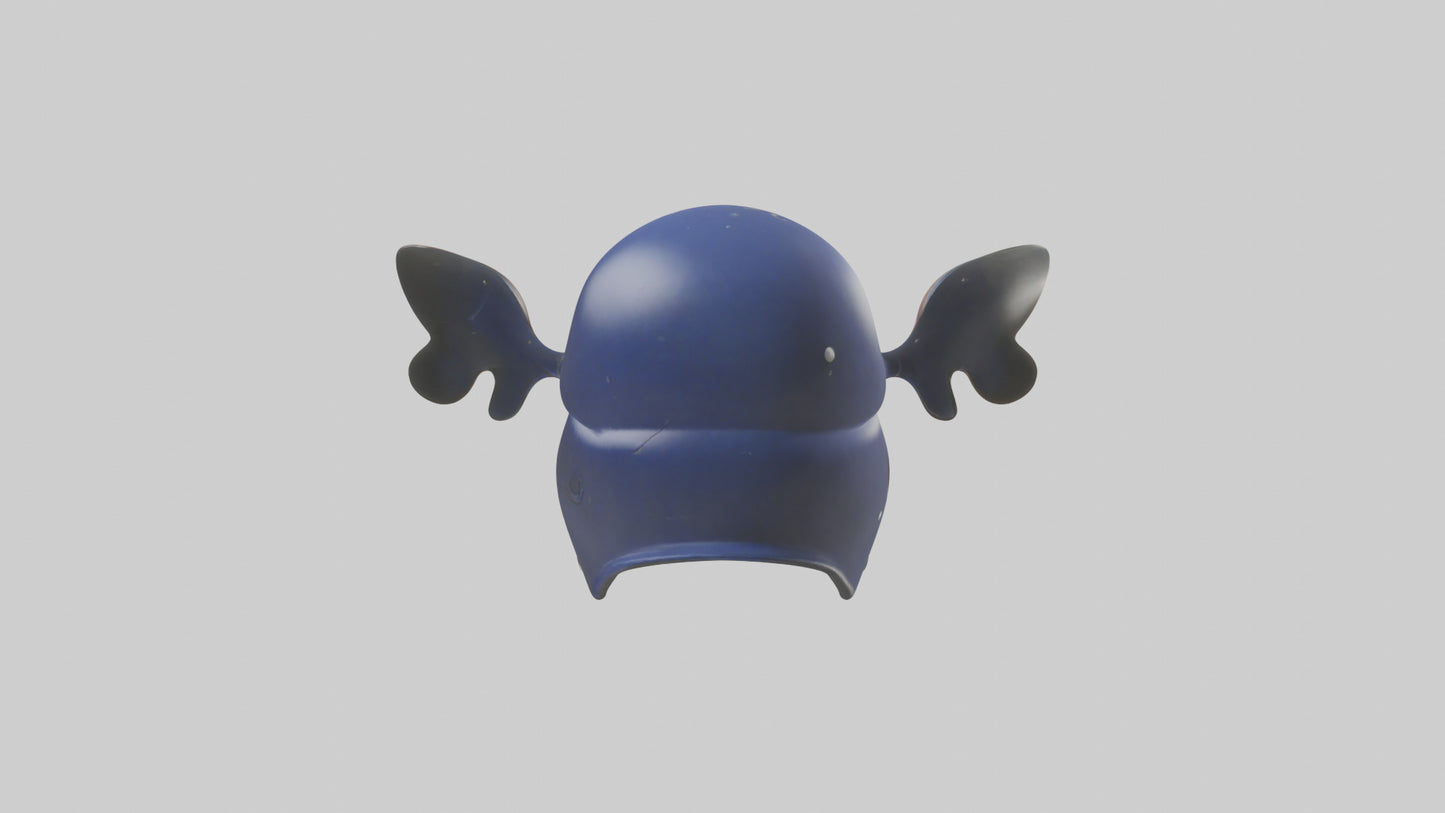 Cartoon Batting Helmet model 3D model