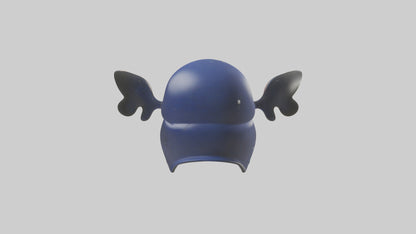Cartoon Batting Helmet model 3D model
