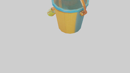 Cartoon Beach Bucket model 3D model