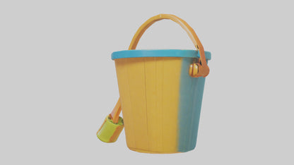Cartoon Beach Bucket model 3D model