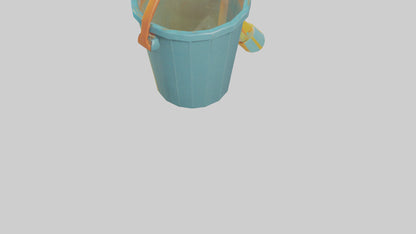 Cartoon Beach Bucket model 3D model
