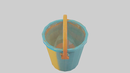 Cartoon Beach Bucket model 3D model