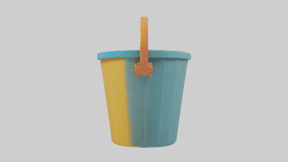 Cartoon Beach Bucket model 3D model
