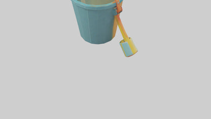 Cartoon Beach Bucket model 3D model