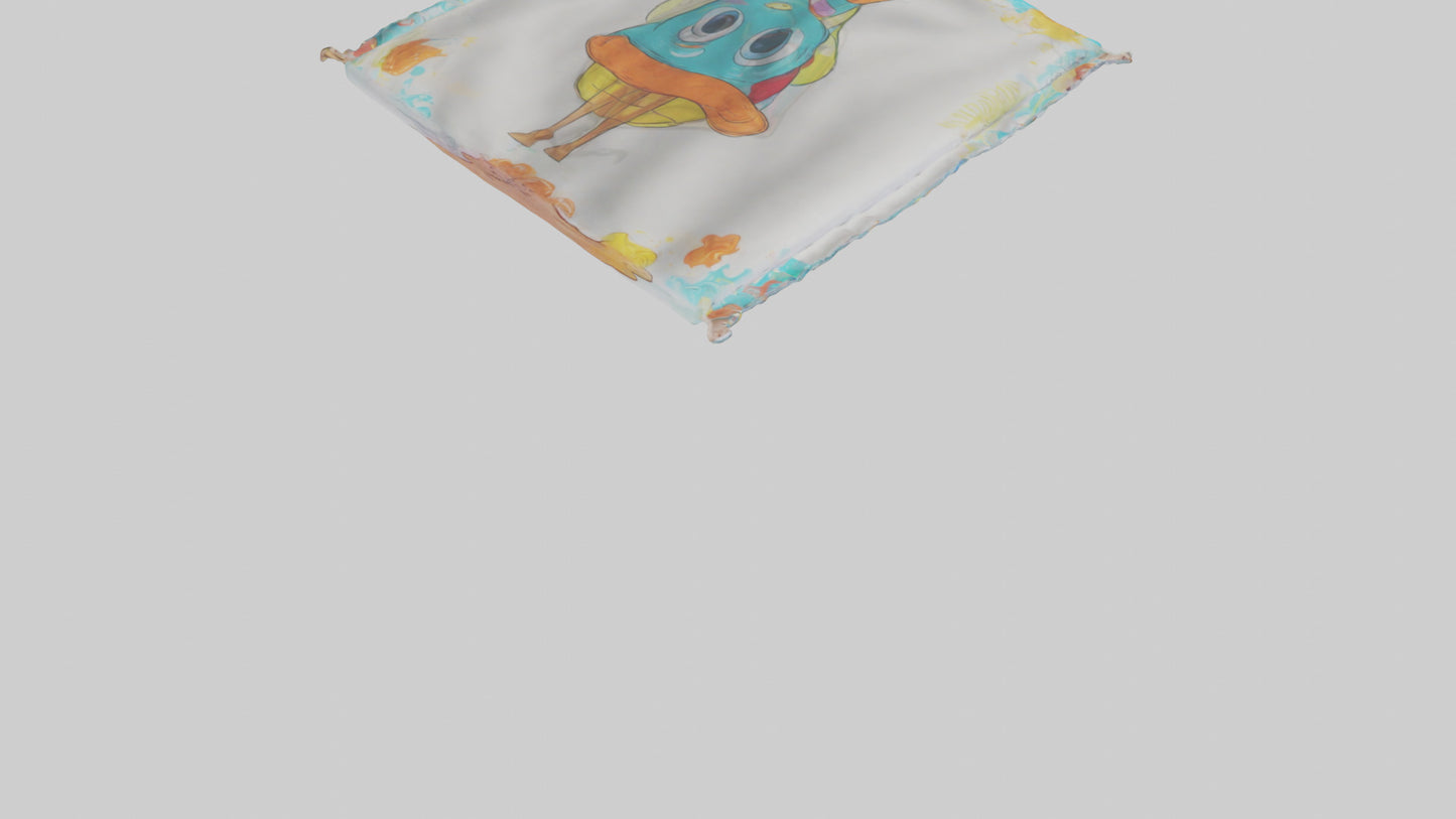 Cartoon Beach Towel model 3D model