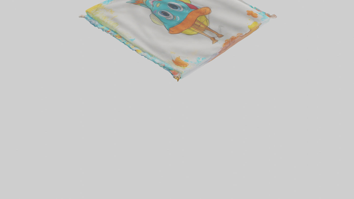 Cartoon Beach Towel model 3D model