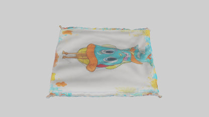 Cartoon Beach Towel model 3D model