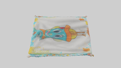 Cartoon Beach Towel model 3D model