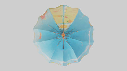 Cartoon Beach Umbrella model 3D model