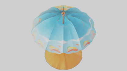 Cartoon Beach Umbrella model 3D model