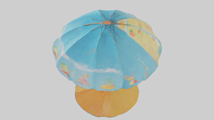 Cartoon Beach Umbrella model 3D model